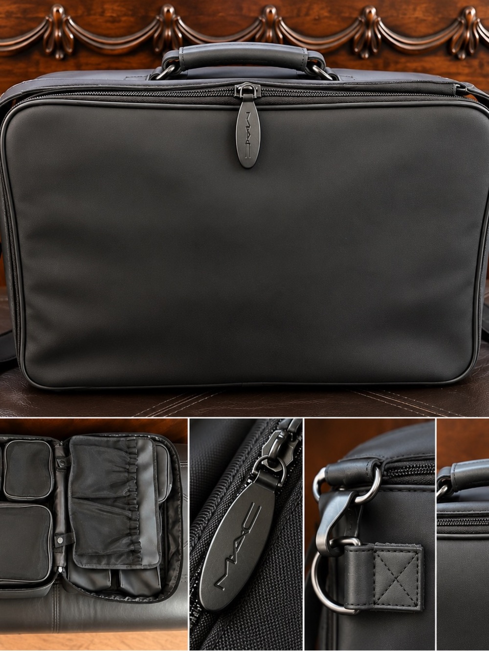 M·A·C Pro Professional Makeup Artist Travel Case Modular Organizer Black